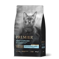 Premier Cat Salmon&Turkey STERILISED сухой корм для стерилизованных кошек, индейка и лосось