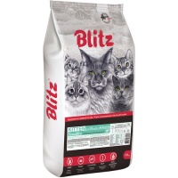 Blitz Kitten Sensitive сухой корм для котят,берем. и кормящих кошек Индейка