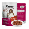 Karmy Adult влажный корм для кошек, Телятина в желе 80 г